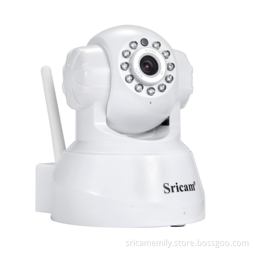 Sricam SP012 1.0 MP Two Way Audio Indoor Pan Tilt Infrared Night Vision Wireless Wifi IP Camera